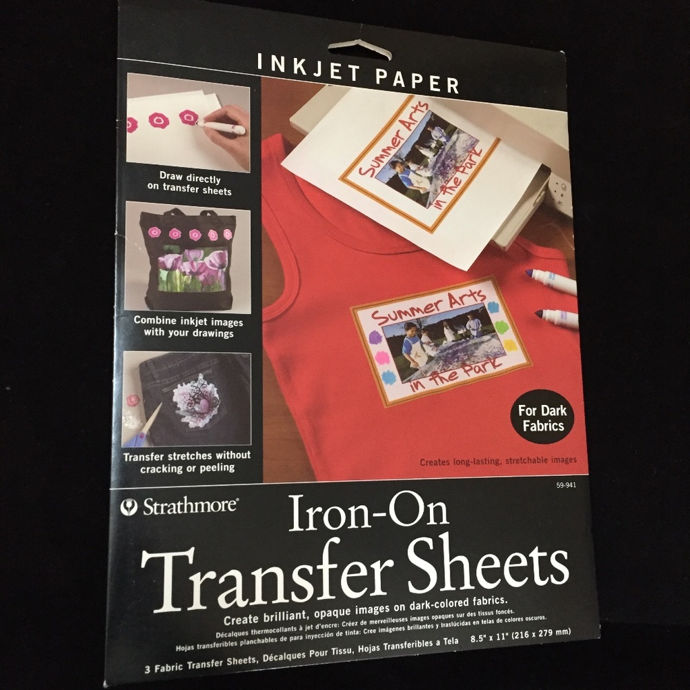 IronOn Inkjet Fabric Transfer for Light & Dark NWT - Picture 2 of 8